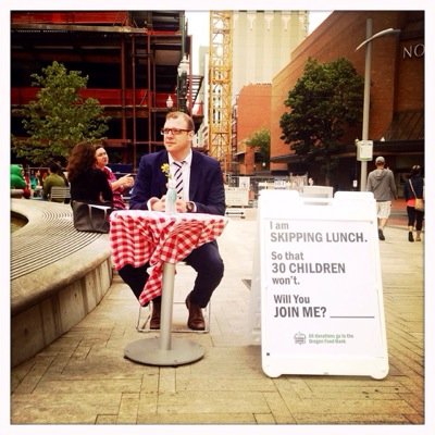 hOURLUNCHPDX's profile picture. I am SKIPPING LUNCH. So that 1 in 5 CHILDREN won't. Will you JOIN ME? Donate your lunch money! #hOURLUNCH