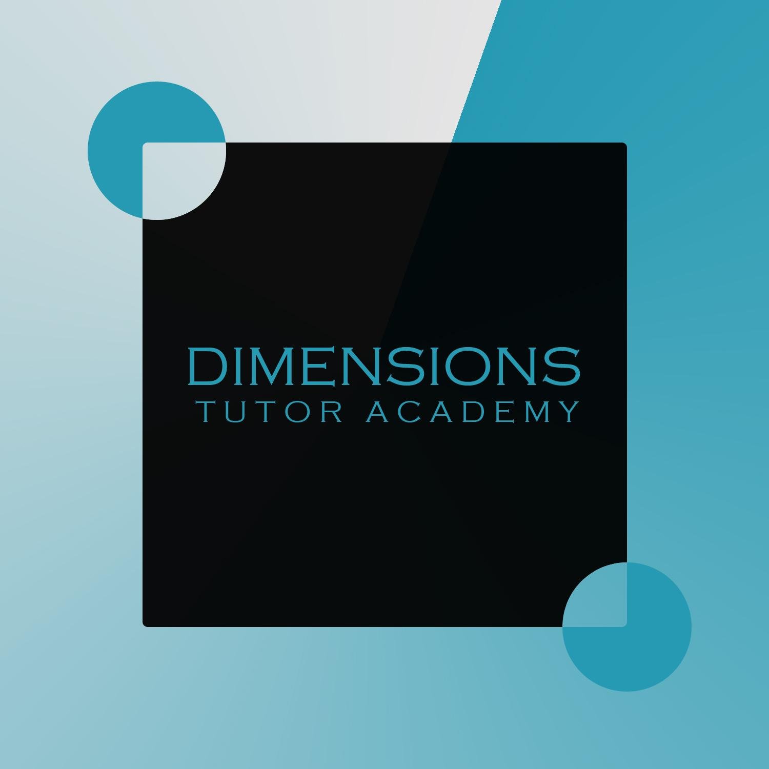 DimensionsTutor's profile picture. Our key mission is to promote the teaching profession.
