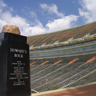 Formally known as Howard's Rock, If you ain't going to give 110% then get your filthy hands off me #Clemson