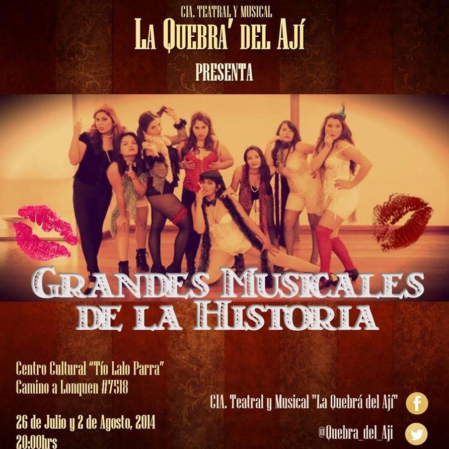 Cía Teatral y Musical Presentando Grandes Musicales Ultima Fecha 02/08 en Cerrillos #TeatroMusical #InglesEspañol