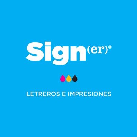 SignerSrl's profile picture. Letreros e Impresiones 
Signer.srl@gmail.com
Instagram @signer.srl
Facebook /signer.srl