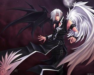 Marked by an Arc Angel. I have been transformed into a Demon Angel hybrid. Engaged to @CuteTeaseChisa {Guardian/Healer}