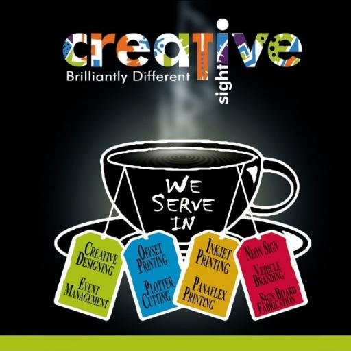 Creative Sight is a team of Innovative Designers and Fabricators equipped with latest high quality printing machinery.