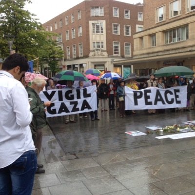 Exeter's Palestine Solidarity Campaign.  Justice & peace for Palestinians. FREE, FREE PALESTINE!