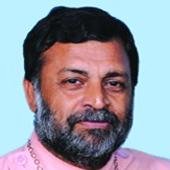 Bishop at United Church of India from2012.Studied at Kerala ,,Serampore,S,V,Tirupati,D.A.Indore Universities.Worked with Campus Crusade,Mar thoma church.vicar