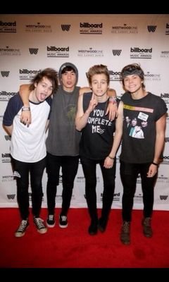 So there's this diddly darn band called 5SOS that exists and makes my life complete. I love you.
