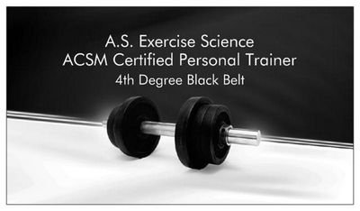 Love helping people reach their fitness/wellness goals. I am currently an ACSM Certified Personal Trainer and 4th Degree Black Belt.