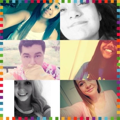 Meg, Nat, Kate, Sunny, Adriana, & Alize are all part of Fab Six.
