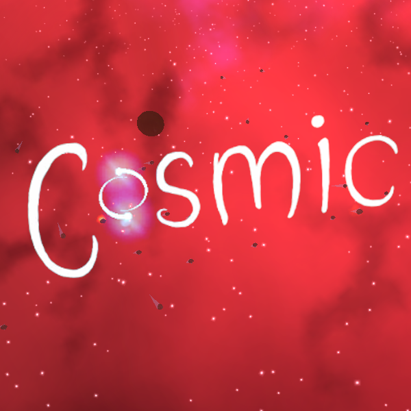 Cosmic is a game where you build a universe by gathering nebulae into cosmic objects, and guiding those objects into proper orbits.