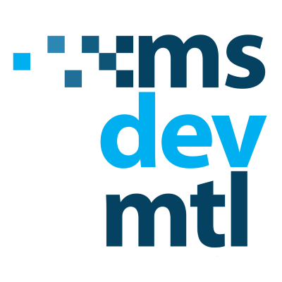 MSDEVMTL's profile picture. La communauté des développeurs Microsoft de Montréal