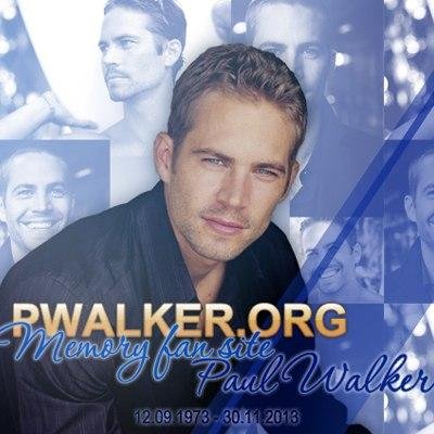 PWalkerRus's profile picture. Welcome to the page of the Russian fan site of Paul Walker.