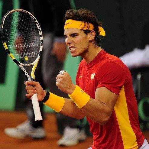 An absolute tennis buff...