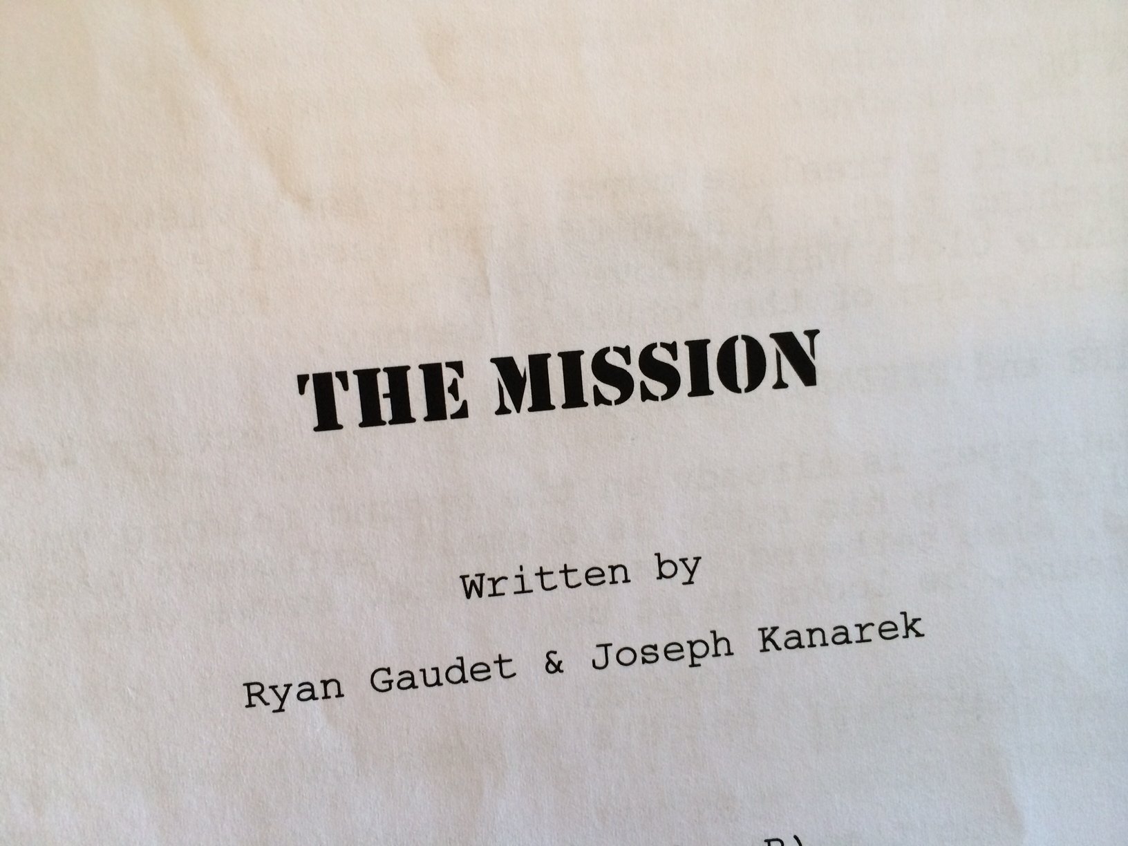 The Mission VR - Cinematic Virtual Reality Short Film. @JauntVR @NewDealStudios @MatthewGratzner (Director) @AJ_Raitano (DP)
