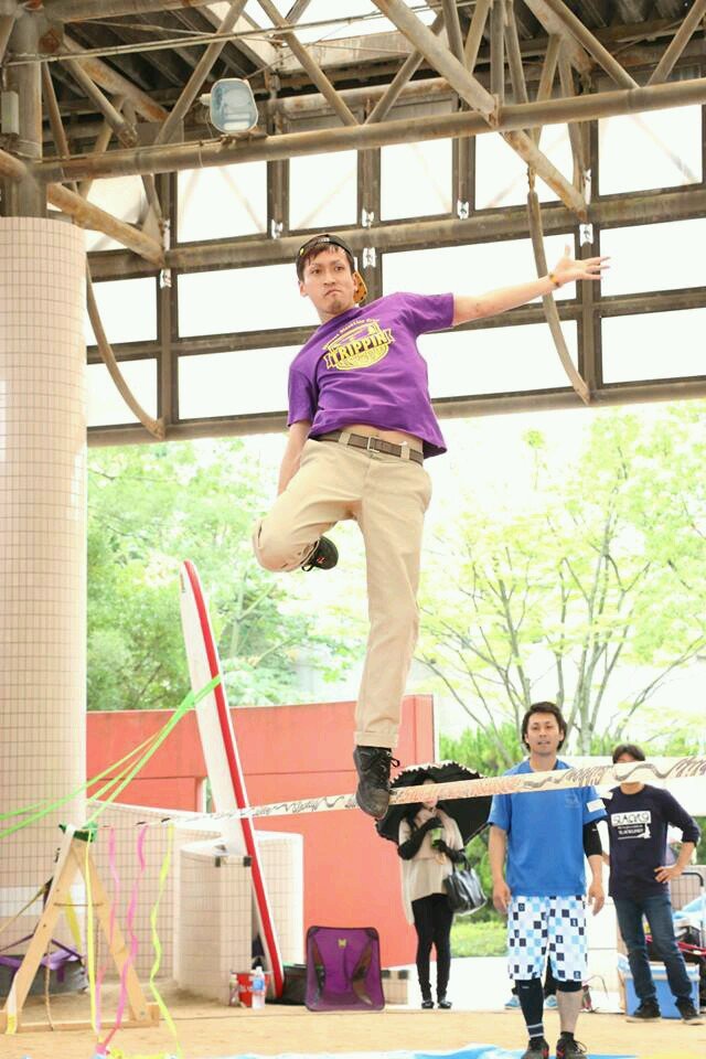 島根でスラックラインやってます slackline 2012.05～
