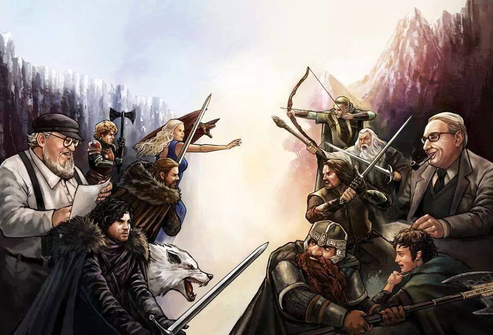 Fanpage George R R Martin & J R R Tolkien. 
Aquí Compartiremos toda la información sobre la Serie y las Peliculas de dichos escritores.