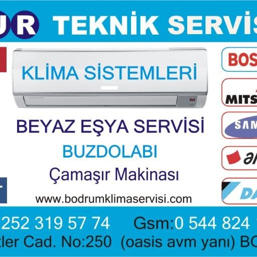 bodrum ısıtma ve soğutma  klimaa ve beyaz eşya servisiliği yapmaktayız