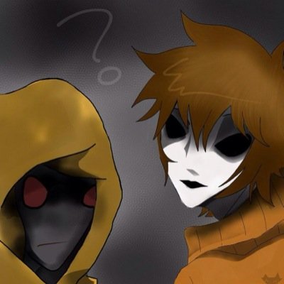 HoodieXMasky's profile picture. M & H:did you say CheeseCake!!!??? Dont touch @DancingCuteFox shes special,We have a crush on her.