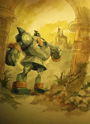 [Golurk is peaceful and quiet. It rather stay away from other.||Trainer @RuthlessPath ||
