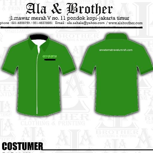 AlaBrother's profile picture. pembuatan seragam kantor,kemeja,kaos promosi,poloshirt,jaket,sweater dll..
BEST PRICE,BEST SERVICE,BEST QUALITY