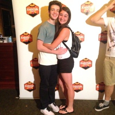 Taylor can bang my follow button as hard as he wants #WithTaylorCaniff I love you aaron you're are such a sweetheart