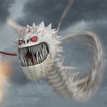 Large, spikey and emotionless. A dragon so large it destroys islands, villages, and rather large seafood. || #OpenRp.