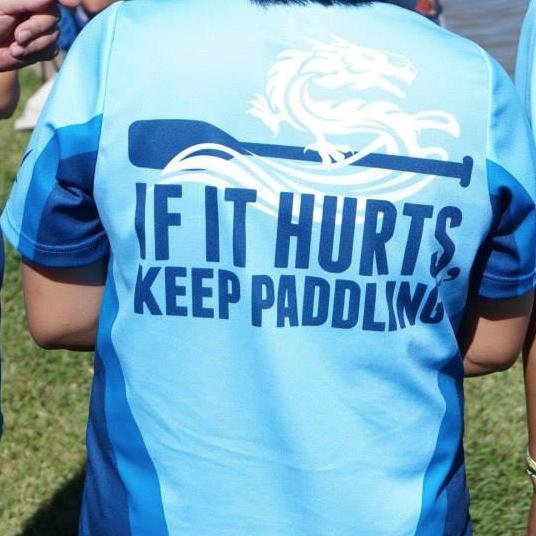 We're the only all-year dragon boat team in Austin. We paddle for food and medals. And more food.