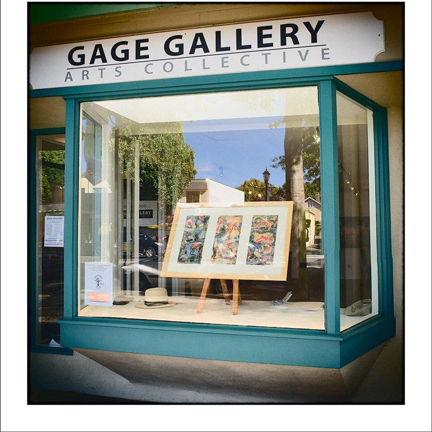 The Gage Gallery-Artists Collective provides a stimulating interaction with the community through conversation both verbal and visual.