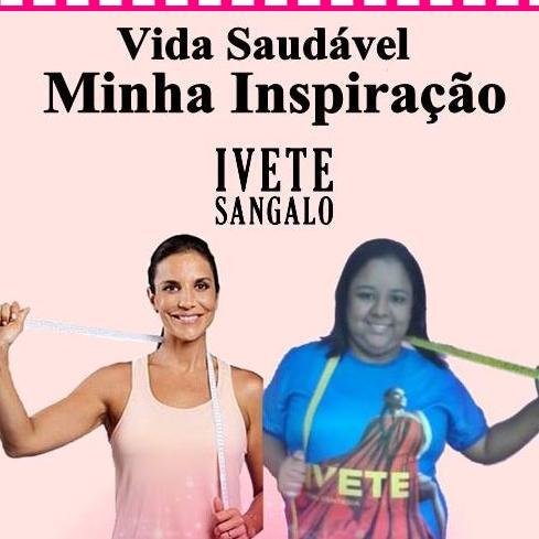 Ela que mim inspira em minha vida ela que mudou minha vida pra Melhor  Minha Idola @IveteSangalo  Crie a Pagina Vida Saudável Minha Inspiração Ivete Sangalo