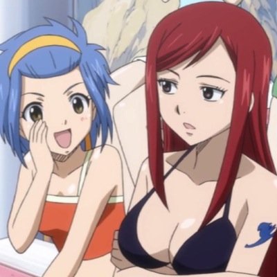 | Erza: Bury the pain of losing your loved ones into the arms of your friends #Single || Levy: Behind every beautiful thing, there's some kind of pain #Single |
