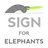 Sign for Elephants