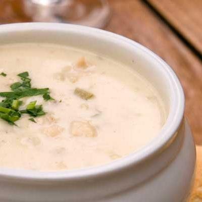Cream-based self-aware soup from the Greater Boston / Cape Cod area