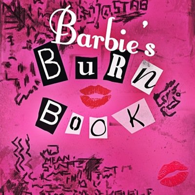 I have an idea! Lets back stab bitches by writing it down in THE book, THE BURNBOOK. ❁