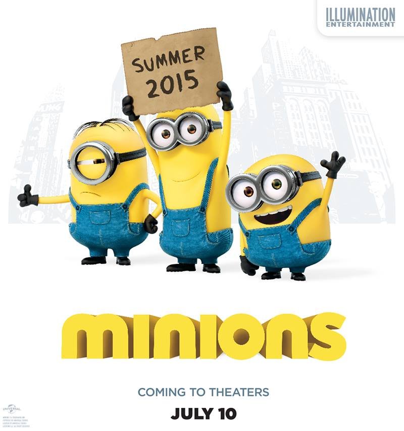 Minions is an upcoming American 3D computer-animated comedy film and a spin-off/prequel to Despicable Me and Despicable Me 2.