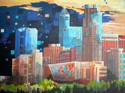 GEOMETRIX (TM) creator, skyline builder, gallery owner, fine art festival exhibitor & reviewer, 3D world GEOMETRIX builder, skyline painters,