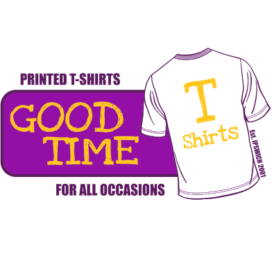 We are Good Time T’s and provide exactly that - Printed T-Shirts for Good Times.