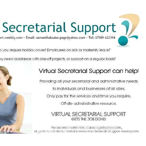 A virtual secretarial service based in Cannock providing a range of support services for businesses and individuals