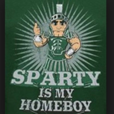 Spartan for life. Follow my personal account as well. @TRAWWW_15 #BleedGreen #-48 #GoGreen #GoWhite