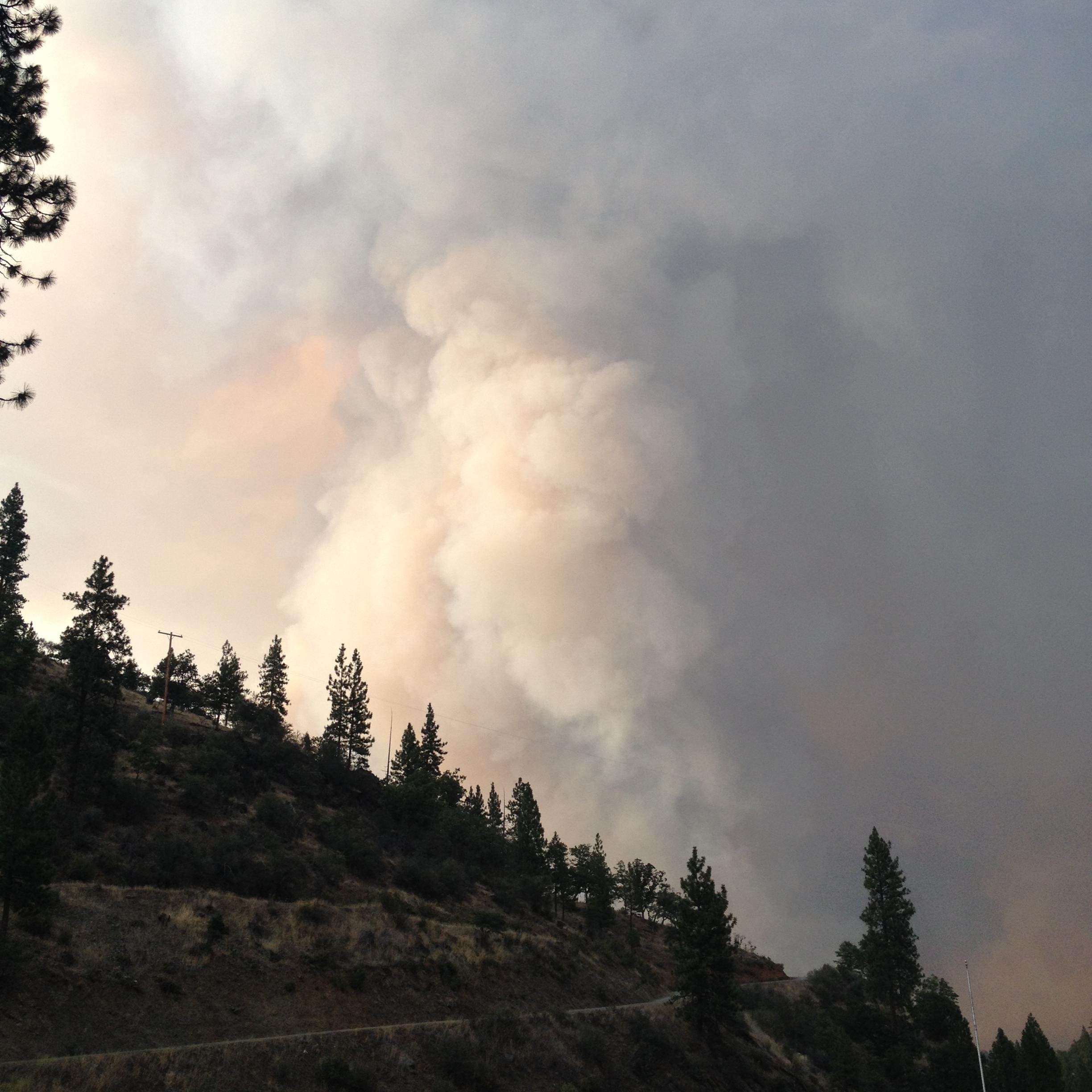 The lightning-caused Beaver Fire is located off of the Beaver Creek Road, north of Highway 96 near Klamath River, in Siskiyou County, California.