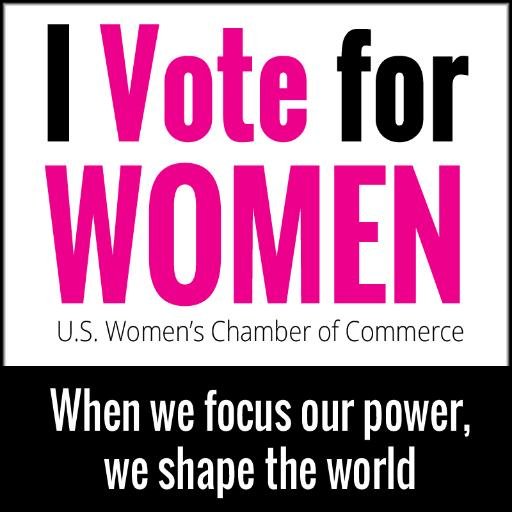 I Vote for Women is powered by the U.S. Women's Chamber of Commerce to energize the focus on electing women who share our values and agenda.