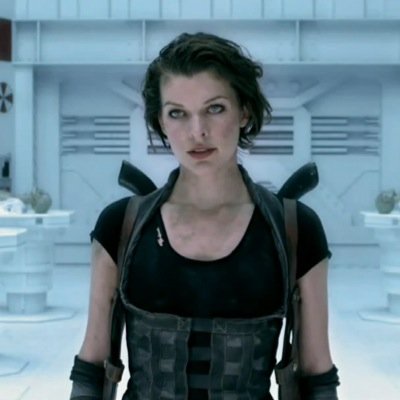 Fan of Milla Jovovich. Glasgow, Scotland, UK