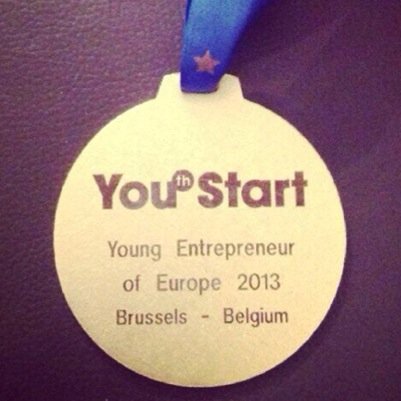 Young Enteepenuer of Europe 
Anything is posible if you work hard enough