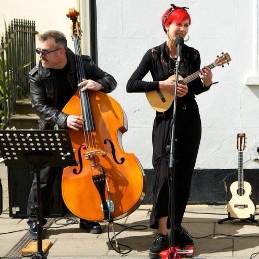 Ukuleles Vocals Double Bass Loops Own Material Eclectic Fusion Folk Popular Classical