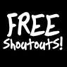 FreeSh0ut0utz's profile picture. The number 1 page for Shoututs! 
Steps for a shoutout
1) Follow us
2) Shout us out
3) GAIN 100+ Followers