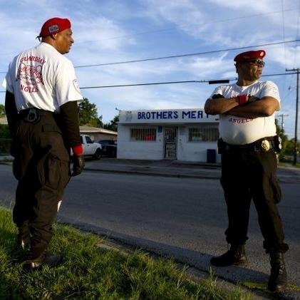 Ned Preacher Childress ( Commander ) Mark LifeGuard Peterson ( Asst.Chapter Commander ) of the Fort Pierce Guardian Angels