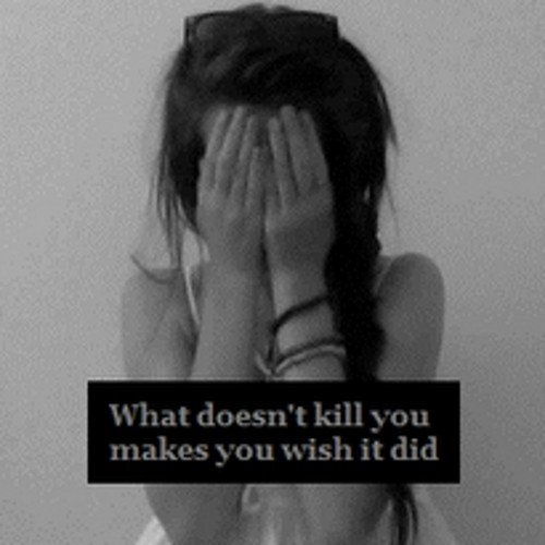 Nothing is worth living for.