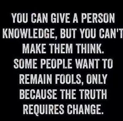 You may not like the truth, but il tell you it anyway!