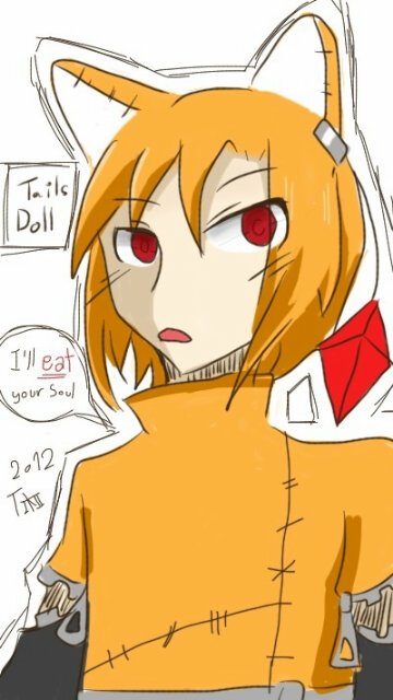 Hello i'm Tails doll. Can you feel the sunshine? #bestfriend = @Sensualbat. #married to @zizithemonster #brother = @TwoTailedCute #creepypasta
