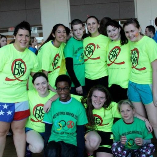 Holy Cross Dance Marathon, an exciting annual dance-a-thon that raises money and awareness for the Elizabeth Glaser Pediatric AIDS Foundation.