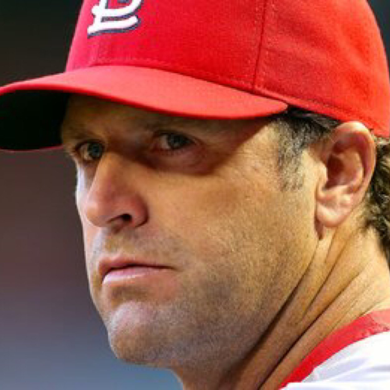 MLBs most hated manager. Maker of bad decisions. (Parody) In the Cardinals dugout