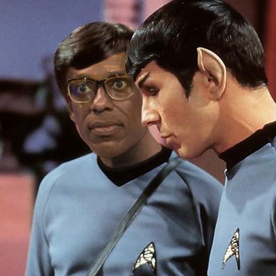 Dammit, Jim, I'm a doctor, not Orlando Bloom. Not Isaiah Washington. Not Mos Def. Not a bricklayer, escalator, or moon-shuttle conductor.